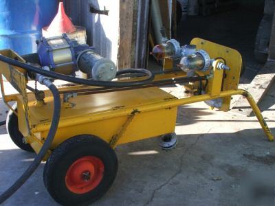 Air powered hydrualic pump used military surplus