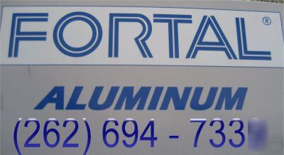 Aluminum fortalÂ® plate 2.237 x 7 1/8 x 8 ground 2 sides