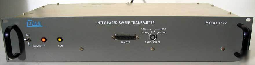 Calan 1777 forward sweep transmitter 50 mhz hp 85951A