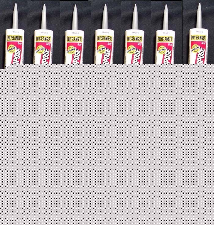 (10) * polyseamseal all-purpose gray adhesive caulk