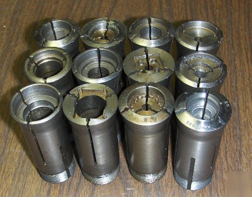 12 hardinge 5C soft e-1 emergency collets 5 c (lot 1)