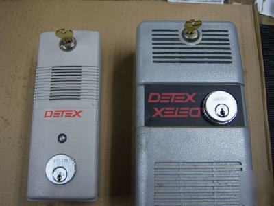 Detex exit alarm cover key cut by code # locksmith gear