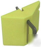 Door wedge chock - hook check keeps door open 