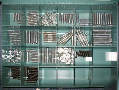Fastener lot metric stud assortment 226 pieces