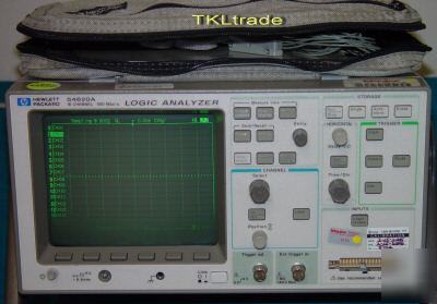 Hp 54620A 16CHSCOPE,logic analyzer,manual,software disk