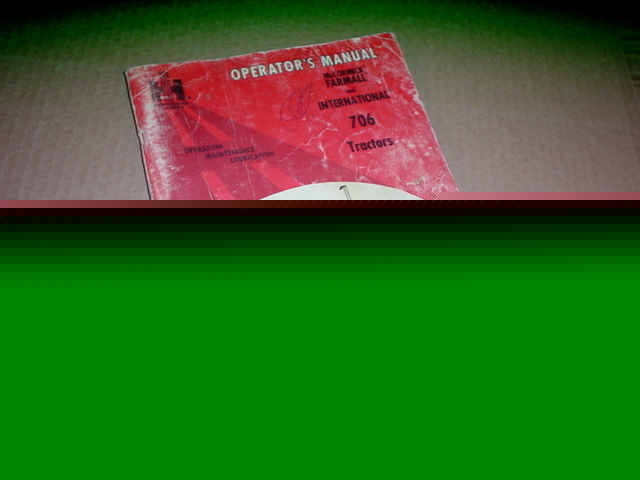 Ih 706 tractor operator manual