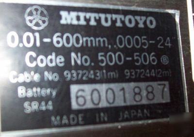 Mitutoyo digimatic electronic calipers 500-506 24â€ 