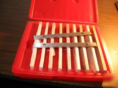 New 1/8â€ steel parallel set-10 matched pairs- 
