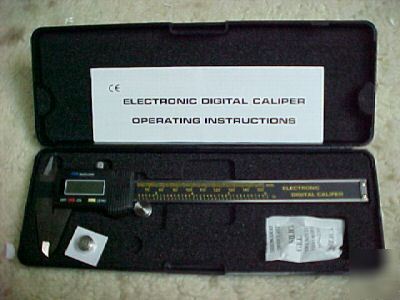 New digital caliper stainless hardened 6 in/150 mm 