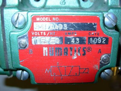 Numatics emerson electrical pump 34LSAD3 115V 50HZ