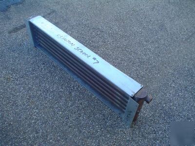 Univentilator forced air hot water heater coil 