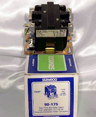 Definite purpose contactor 2 pole 40A 240V type 154