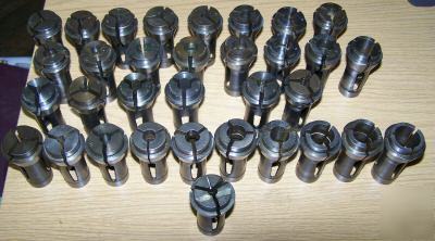 Hardinge, b & s no. 11 misc. collets 33 pcs.