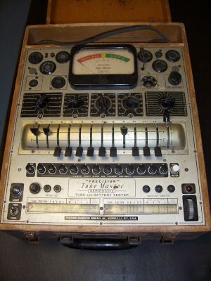 1947 precision apparatus md 10-12 tube & battery tester