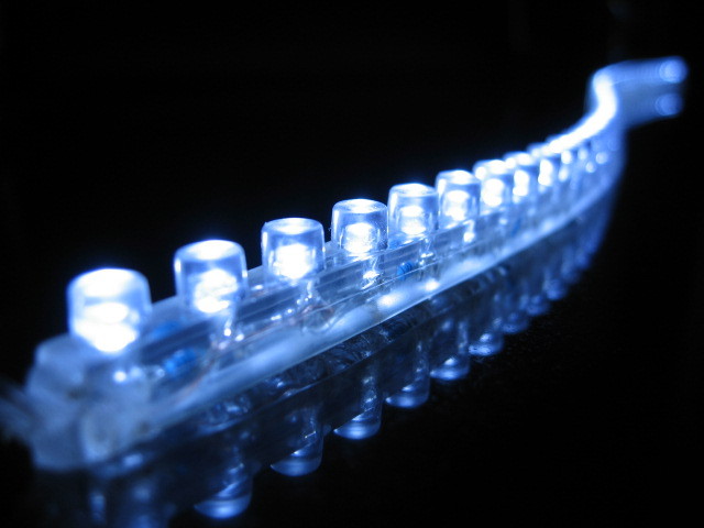 F s/h 480MM flexible led soft strip w/48PCS white leds