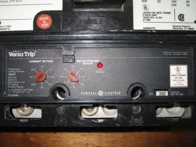 Ge high ic TJL4V2603 300 amp 300A a versa trip T4VT