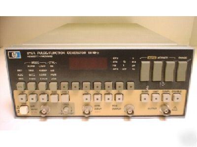 Hp 8116A 1 mhz-50 mhz pulse/function generator w/opt 1