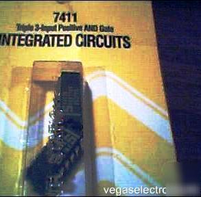 Ic,logic gate,3 3-input and,std-ttl,dip,14PIN,plastic