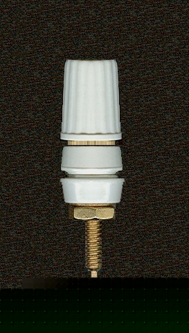 Lot 25 standard white 5-way binding posts