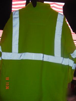 New price parka style hi-vis w/proof ( orange/yellow)