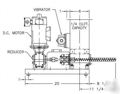 New vibra screw mini versa-feeder 1/4