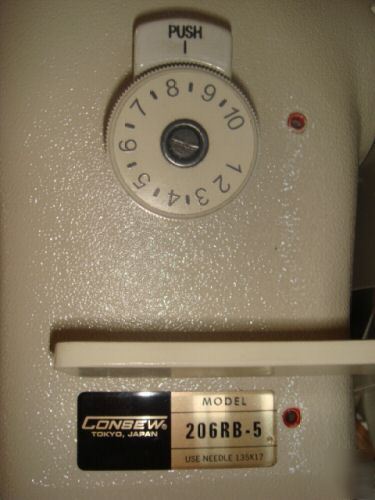  consew industrial walking foot sewing machine leather