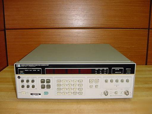 Hp 3325A agilent synthesizer function generator, tested