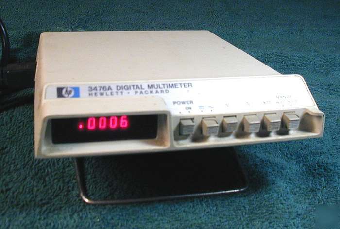 Hp hewlett packard 3476A digital multimeter