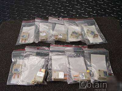 Lot of 10, unused type b white thermocouple plug