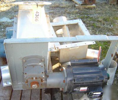 6â€ x 23â€™ flexicon stainless spiral conveyor (4366)