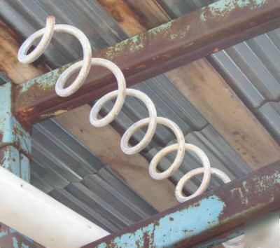 6â€ x 23â€™ flexicon stainless spiral conveyor (4366)