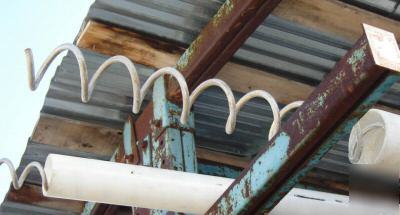 6â€ x 23â€™ flexicon stainless spiral conveyor (4366)
