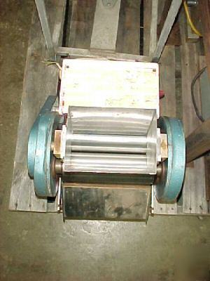 Asra used three 3 roll mill 