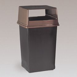 Hooded top for glutton 56 gallon container -rcp 256VBRO