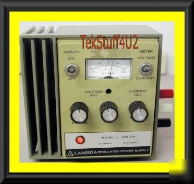 Lambda regulated dc power supply 40VDC compact works