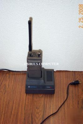 Motorola HT90 radio walkie-talkie handsets w/ chargers