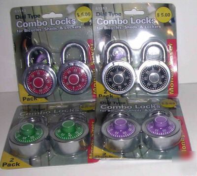 New 24 combination combo locks dial type padlocks