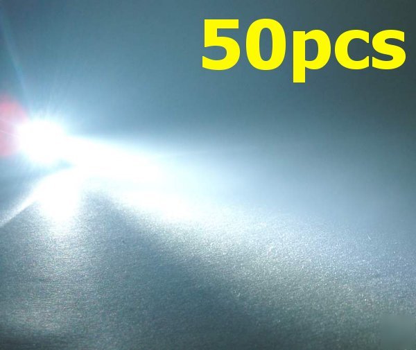 New 50 x white 5MM 11000MCD led lamp super bright leds