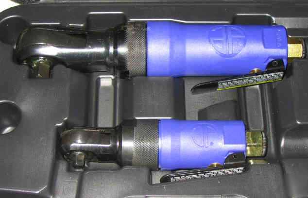 New combination 1/4 in palm and 3/8 in air ratchet set 