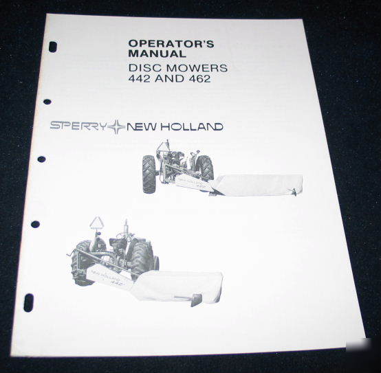New holland disc mowers 442 462