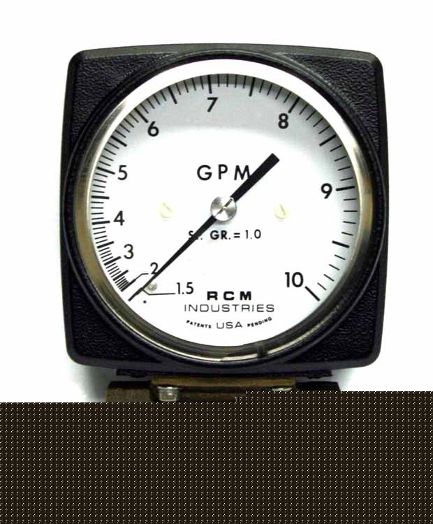 New rcm flo-gage flow meter 1/2-71-r-10-f 3/4