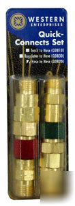 Quick disconnect set (hose to hose mounted style)