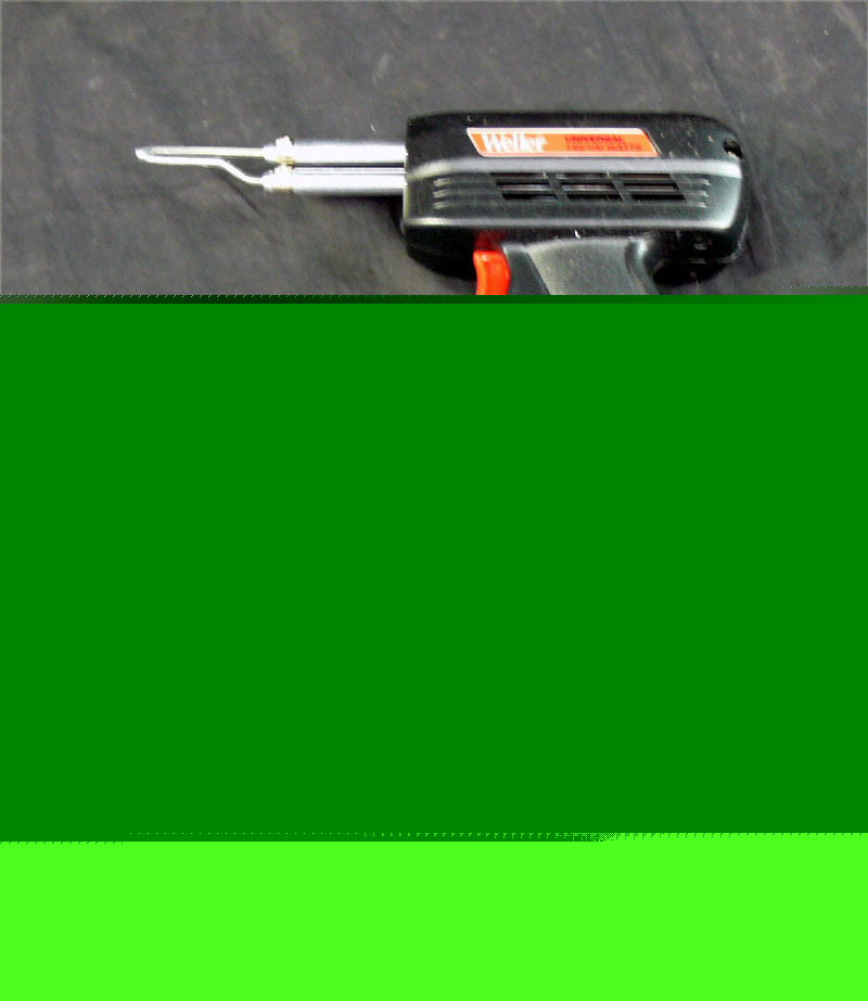 Weller solder gun kit w/ tips brush stylus solder 