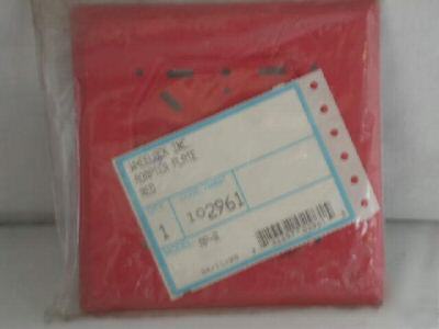 Wheelock inc ap-r fire alarm adapter plate red