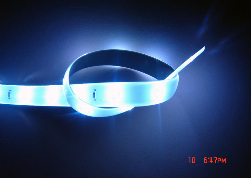 White 12V60CM waterproofflexible 30P 0603 smd led strip