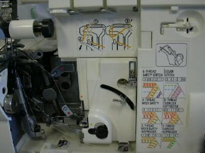 14U857 overlock coverstitch coverlock coverhem 