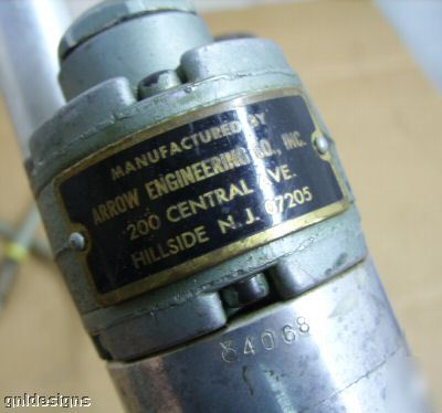 Arrow engineering pneumatic air motor w/muffler & drive