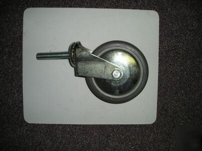 Caster wheel, 4 inch diameter, 12MM stem (used)
