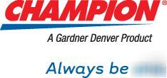 Champion 5 hp air compressor, 80 gal/vert. 230V/3PH.
