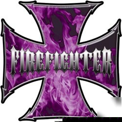 Firefighter decal reflective 12